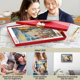 hill froeistung Dog Diamond Art Painting Kits for Adults,Beach Diamond Art Kits for Beginners, 5D DIY Round Full Drill Diamond Dots Gem Art Craft for Home Decor Gift 12x12inch hill froeistung