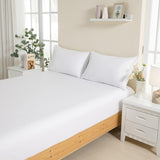 MINIPANDA White Pillow Cases Set of 4 Queen Size - Lightweight Super Soft, Smooth and Breathable Pillow Cases Queen- Envelope Design - Machine Washable (20X30 Inches (4 Piece)) MINIPANDA