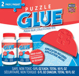 MasterPieces Puzzle Glue and Wide Plastic Spreader 5oz - Pack - Jigsaw Puzzle Saver Clear Glue for Puzzle Protector Masterpieces