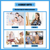 AOSGEDY 6 Pack Paint by Numbers for Adults Kids Beginner, Adult DIY Landscape Oil Painting for Home Wall Decor 12X16 Inch AOSGEDY