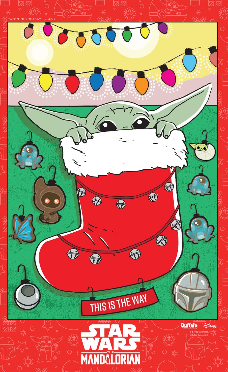 Buffalo Games - Star Wars - Tatooine Holiday - 300 Piece Jigsaw Puzzle for Adults -Challenging Puzzle Perfect for Game Nights - Finished Size is 21.25 x 15.00 Buffalo Games