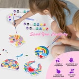 IFLOVE Paint Your Own Stepping Stones for Kids Craft Kits,Arts and Crafts for Kids Ages 4-8,5 Pack Painting Crafts for Girls Ages 8-12，Outdoor Toys Art Supplies Toddler Birthday Gift (Unicorn) IFLOVE