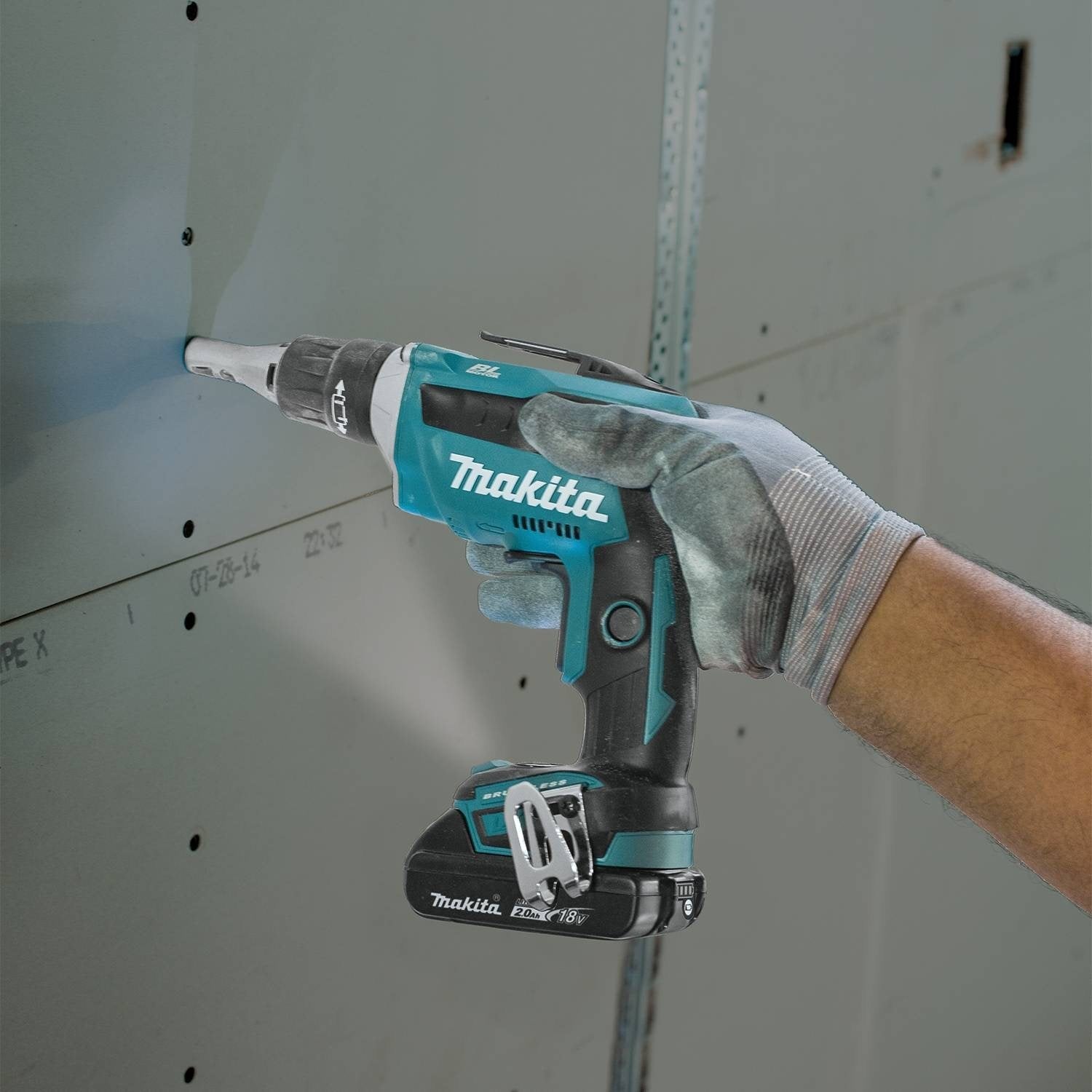 Makita XSF03R 18V LXT Lithium-Ion COMPACT Brushless Cordless Drywall Screwdriver Kit (2.0Ah) - WoodArtSupply