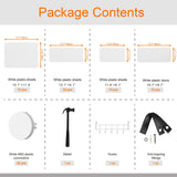 HOMIDEC Shoe Storage, 10-Tier Shoe Rack Organizer for Closet 20 Pair Narrow Shoes Shelf Cabinet for Entryway, Bedroom and Hallway HOMIDEC