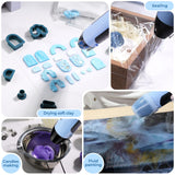 LET’S Resin Heat Gun for Resin,350W Fast Heating Dual Temp Heat Gun (482°F~752°F) with 3 Nozzles and 2 Silicone Covers,4.9Ft Long Cable Heat Gun for Crafting,Shrink Tubing,Vinyl Wrap,Epoxy Resin LET'S RESIN