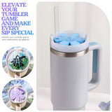 LET'S RESIN Name Plates Resin Molds, 16 Cavities 2Pcs Silicone Name Tag Resin Molds for Tumbler Cup Lid, Epoxy Resin Molds for Stanley Cups, Keychain, Resin Art LET'S RESIN