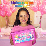 Original Stationery Unicorn Slime Kit for Girls 7 & Up – Create Amazing Glow in The Dark Slime for Kids, Kit Girl Unicorn Stationery Toy Glow Dark. Original Stationery