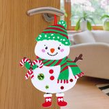 Winlyn 24 Sets Christmas Craft Kits Winter Crafts DIY Christmas Snowman Ornaments Decorations Art Sets Snowman Christmas Foam Stickers Arts and Crafts for Kids Holiday Art Project Classroom Activities Winlyn