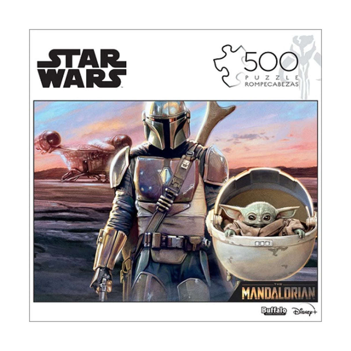 Buffalo Games - Star Wars - This is The Way - 500 Piece Jigsaw Puzzle for Adults Challenging Puzzle Perfect for Game Nights - Finished Puzzle Size is 21.25 x 15.00 Buffalo Games