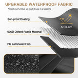 Aoxun Patio Furniture Sets, 7-Piece Outdoor Patio Furniture with Thick Cushions, Wicker Outdoor Conversation Set Sectional Sofa for Backyard, Poolside, Garden Aoxun