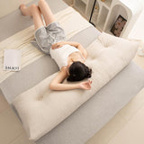 TESICA Corduroy Wedge Pillow Triangular Headboard Wedge Backrest Positioning Support Bed Rest Reading Pillows Headboard Wedge Pillows Bolster for Day Bed Bunk Bed, Navy Blue TESICA