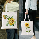 DEAYOU 12 Pack Canvas Tote Bag, 13" x 14" Sublimation Blank Cotton Cloth Bags, White Reusable Grocery Bags with Handles for Shopping, DIY Crafting, Heat Transfer, Gift, Activity DEAYOU