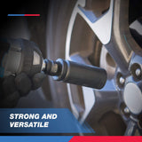 NEIKO 30249A 5 Piece Impact Socket Adapter Set, Standard SAE, 1/4, 3/8, 1/2" Cr-V Steel Impact Driver & Wrench Conversion Kit Socket Reducer, Locking Socket Adapter Set NEIKO