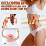 Wood Therapy Massage Tools,Wooden Massager Stick Roller Lymphatic Drainage Tool,Maderoterapia Kit Self Massage Roller Tool for Cellulite Reduction,Muscle Tension and Body Shaping,Contouring KintKita