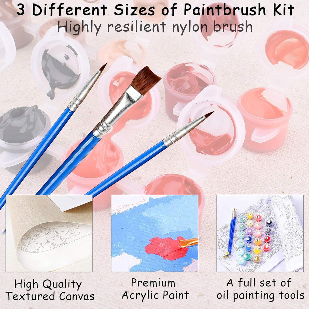 Zariocy Paint by Numbers Kits for Adults - Hummingbird DIY Oil Paintings Canvas Acrylic Paint Set - Animal Paint by Numbers Kit for Beginners and Ideal for Home Decor 16x20 inch Zariocy