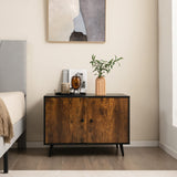 PETSITE Cat Litter Box Enclosure, Wooden Enclosed Litter Box with Divider, Stackable Hidden Litter Box Furniture End Table PETSITE