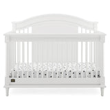 Delta Children Simmons Kids Juliette 6-in-1 Convertible Crib with Toddler Rail, Greenguard Gold Certified, Bianca White Delta Children