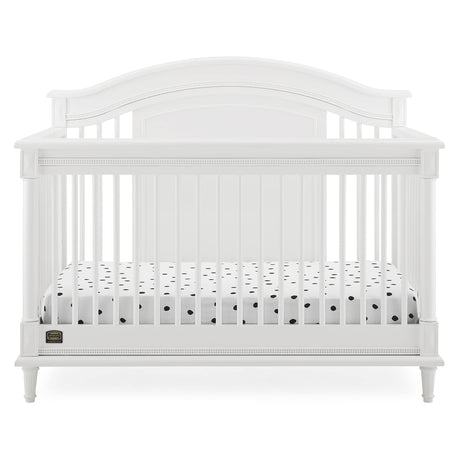 Delta Children Simmons Kids Juliette 6-in-1 Convertible Crib with Toddler Rail, Greenguard Gold Certified, Bianca White Delta Children
