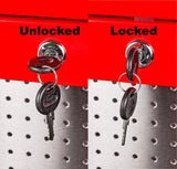 JEGS 72 in. 11-Drawer Rolling Tool Cabinet with Upper Storage [Red] JEGS