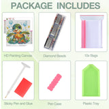 DOMROM Diamond Painting Kits for Adults, Bird and House Diamond Art Kits, 5D Bird Diamond Painting, DIY Round Full Drill Diamond Painting Gem Arts and Crafts for Home Decor 12x16 inch DOMROM