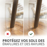 Felt Furniture Pads X-PROTECTOR 133 PCS Premium Furniture Pads - Felt Pads Furniture Feet Best Wood Floor Protectors - Protect Your Hardwood & Laminate Flooring! Brown and Beige X-Protector