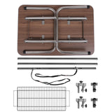 GarveeHome 36" Dog Grooming Table,Portable Trimming Table Drying Table,Foldable Home Pet Bathing Station with Adjustable Height Arm,Nooses, Mesh Tray Blue GarveeHome