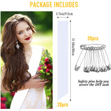 Funtery 20 Pieces White Blank Sash Sublimation Pageant Sashes DIY Plain Sash with Safety Pins for HTV Vinyl Hot Foil Printing Homecoming Pageants Wedding Birthday Party Supplies Funtery