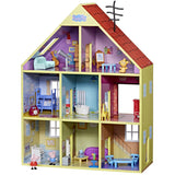 Peppa Pig Wooden Deluxe Playhouse, 8 Rooms, Includes 2 Fun Figures and 29 Accessories, Made of Responsibly Sourced Wood, for Ages 3 and Up (Amazon Exclusive) Peppa Pig