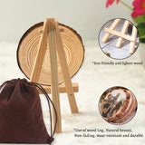 EAQ Custom Photo Printing on Wood Slice Personalized Picture Frame Album, Customized Picture Wood Frames with Bracket Wooden Craft Ornaments Gifts EAQ