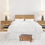 TINAMO 6.5" Acacia Wood One Step Stool for Adults (No Assemble Required)- 500 Lbs Wooden Step Stools Heavy Duty for High Bed Riser, Bathroom, Bedroom - Small Stepping Stool for Elderly, Seniors, Kids Tinamo