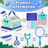 Garma Bug Catcher Kit for Kids, Outdoor Explorer Kit for Toddler with Insect Collection Box Bug Catching Tools and Magnifying Glass Spring Insect Catching Kit Summer Nature Toys Birthday Gifts Garma