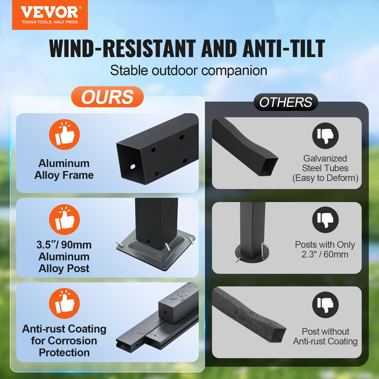 VEVOR 10'x13' Outdoor Retractable Pergola with Canopy, Aluminum Pergola with Retractable Canopy, Modern Pergola with Sun Shade Canopy for Patios, Gardens, Decks, Backyards (Gray) VEVOR