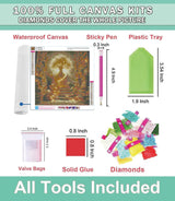 Lophomie Diamond Art Kits for Adults, 5D DIY Tree of Life Diamond Painting Kits for Adults Beginners, Diamond Dots Kits Gem Arts Crafts for Home Wall Decor 14x14 Inch Lophomie