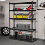 GarveeHome Storage Shelving Unit, 5 Tier Adjustable Shelves, 48''W Garage Storage Shelves Heavy Duty Metal Organizer Wire Rack, Industrial Shelving 48" L x 18" W x 72" H for Kitchen Pantry Basement GarveeHome