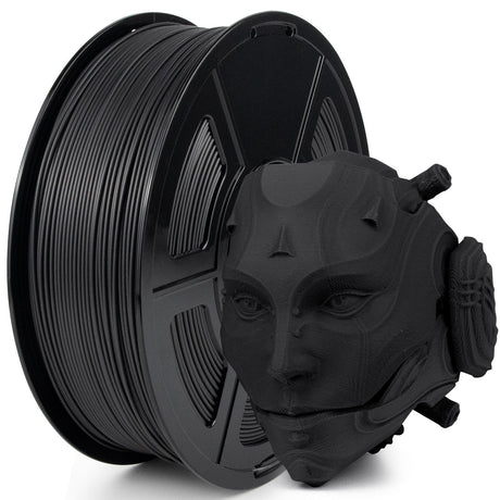 IEMAI Carbon Fiber PC Filament 1.75mm, High-Temp & Impact Resistant Reinforced Polycarbonate (PC-CF) 3D Printer Filament, High Strength & Rigidity, Black 1kg Spool IEMAI