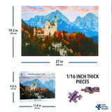 Neuschwanstein Castle Twin Spring Goods 1000 Piece Jigsaw Puzzle 1,000 pcs Squirrel Products