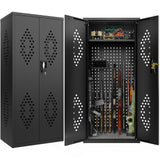 Eltean 15-18 Gun Safe for Rifles and Pistols,DIY-Friendly Gun Cabinet with Customizable Storage Space,DIY Rifle Safe with Distinctive Appearance and Ventilation for Shotgun. Eltean