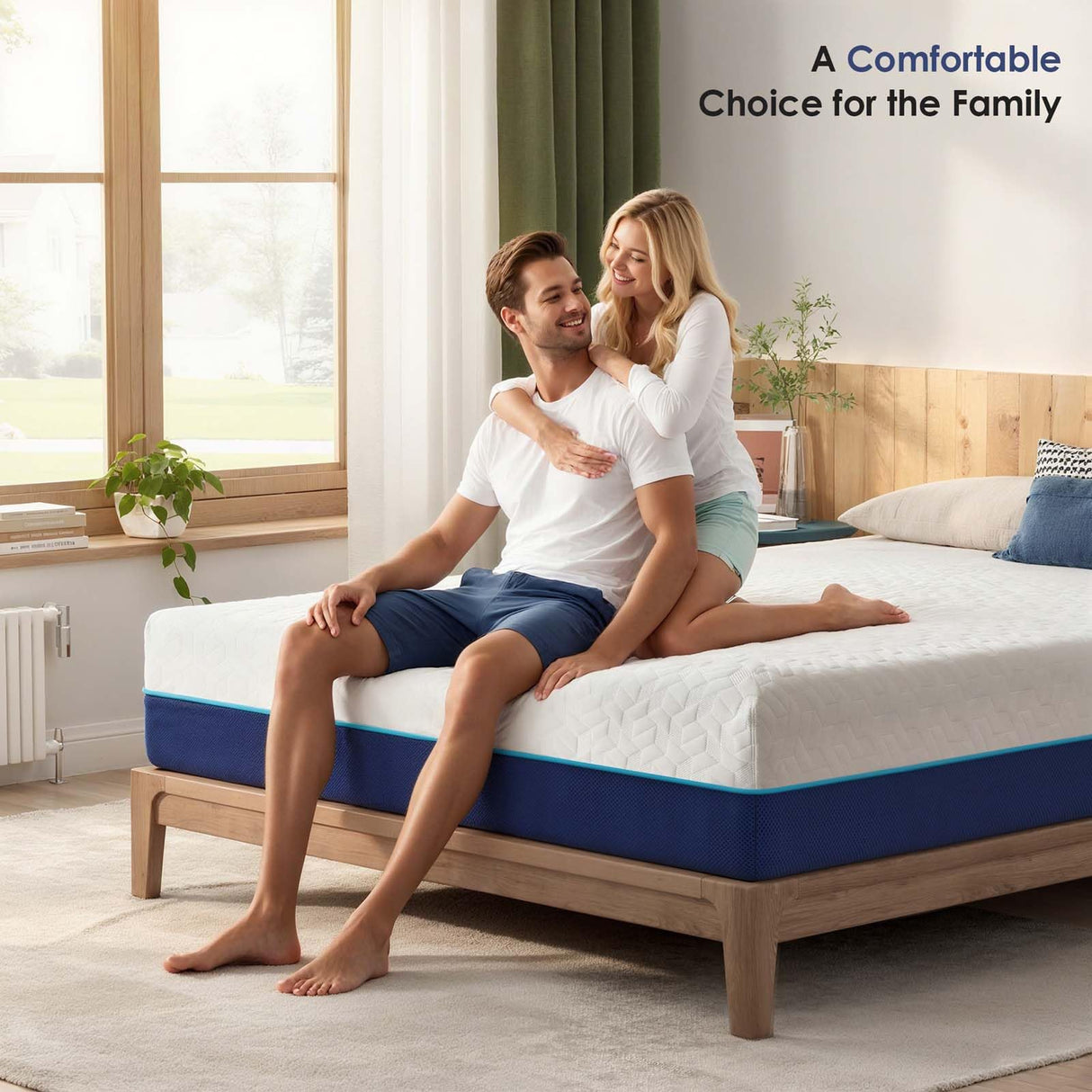 FTOPBTB 8 Inch Full Size Mattress, Cooling Gel Memory Foam Medium Firm Mattress, Breathable Pressure Relief, CertiPUR-US Certified Foam, Mattress-in-a-Box, No Fiberglass (8 Inch, Full) FTOPBTB