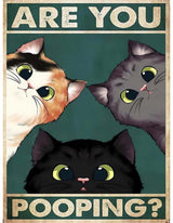 Piegricdiat Diamond Painting Kits, Funny Cat Dog Diamond Art Kits for Adults Cross Stitch Full Drill Shiny Diamond Embroidery Pictures Arts Craft for Home Wall Decor Gift 12X16in/30x40cm (Three Cats) GKOKG