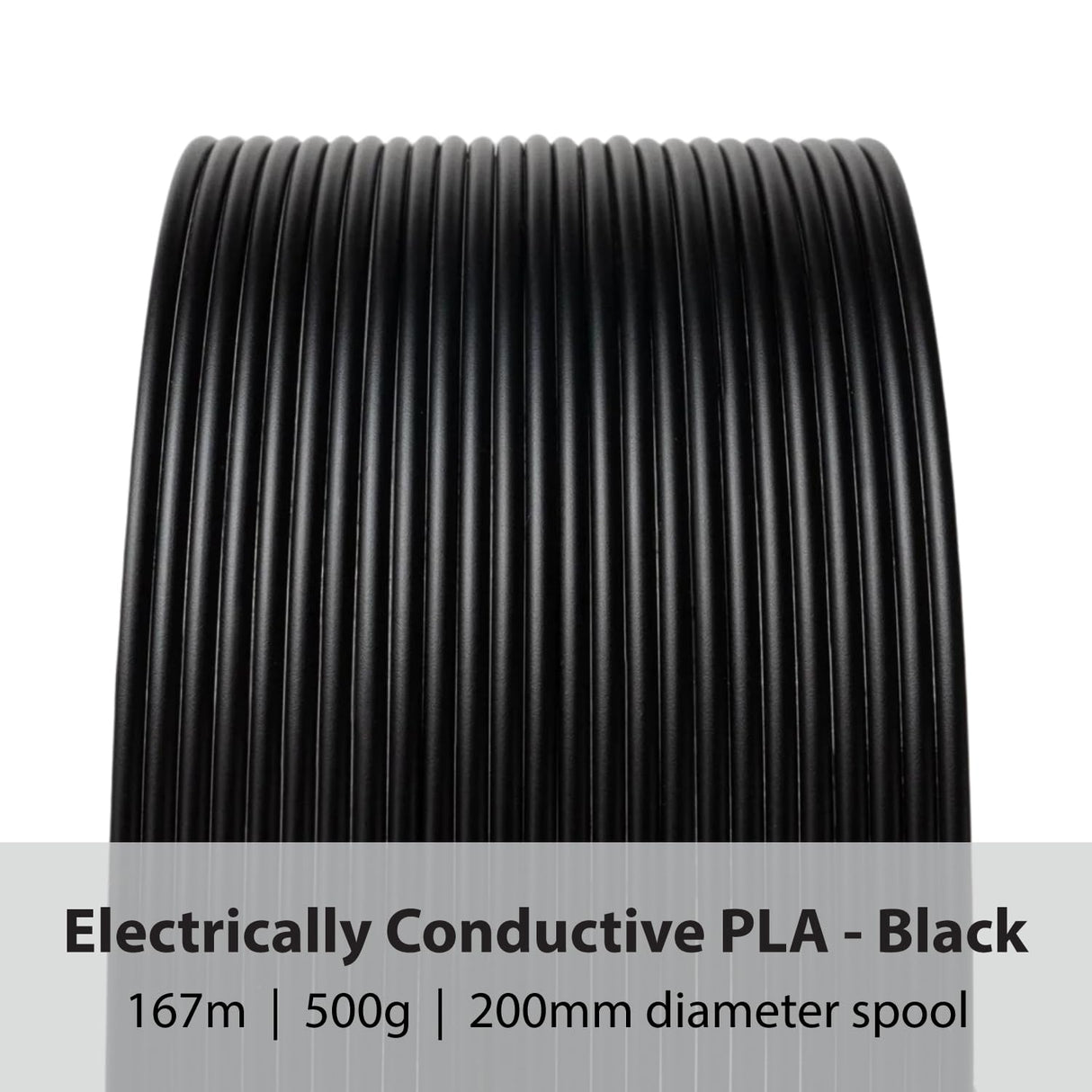 Protopasta Electrically Conductive Composite Black PLA 3D Printer Filament for Electrically Conductive 3D Prints | Easy Printing with Low Warp | 1.75mm Filament | 500g with Recyclable Cardboard Spool Proto-Pasta