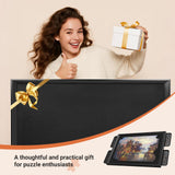 1500 Pieces Move & Rotating Puzzle Board with Drawers，36.42" x 28.94" Portable Jigsaw Puzzle Table for Adults, Wooden Puzzle Board with Covers & Wheels, Birthday Gifts for Mom HEBESPACE