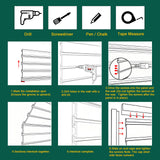 Yuzzy Slat Wall Paneling 2 x 4ft, Garage Slatwall Panel Wall Storage Systems, Heavy Duty PVC Garage Wall Organization (White) Yuzzy
