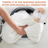 Homemate Heated Mattress Pad California King Size, 5 Heated Setting Coral Fleece Electric Mattress Pad King, Bed Warmer with Dual Controller & Auto Off 10 Hours, Fit Up to 21 Inch, 84"x72" Homemate