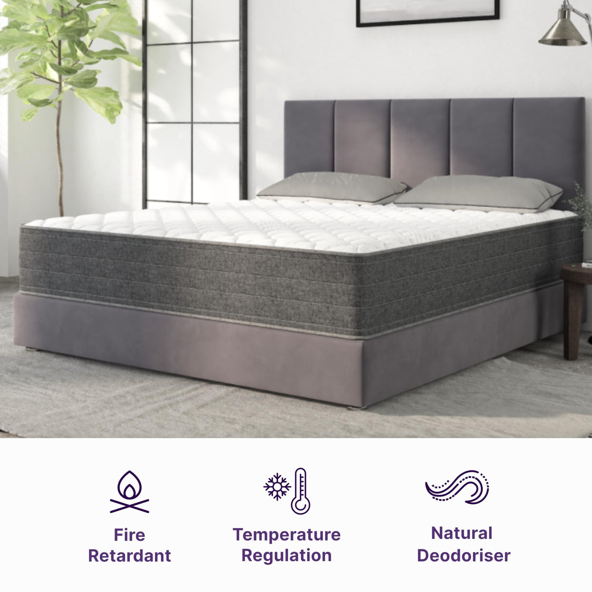 NapQueen Twin-XL Mattress, 10 Inch Victoria Hybrid Cooling Gel Infused Pocket Spring and Memory Foam Mattress, Twin-XL Size Mattress Bed in a Box, CertiPUR-US Certified, Fiberglass-Free Mattress NapQueen