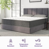 NapQueen Twin-XL Mattress, 10 Inch Victoria Hybrid Cooling Gel Infused Pocket Spring and Memory Foam Mattress, Twin-XL Size Mattress Bed in a Box, CertiPUR-US Certified, Fiberglass-Free Mattress NapQueen