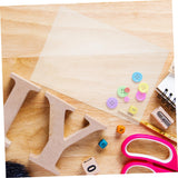 PRETYZOOM 10pcs Sheets Shrink Film Shrinking Craft Making Key Maker Art Jewelry for Shrinkable Wrapping Heat Shrink Heat Shrink Material Heat Shrink Materials Bops Transparent PRETYZOOM