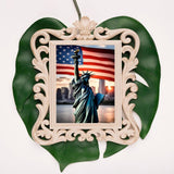 4th of July Independence Day 5D Diamond Painting Kits for Adults, Fantasy Statue of Liberty Stands Diamond Art Kits for Gift Home Wall Decor 12x16inch/30x40cm UIBDVKS