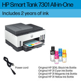 HP Smart -Tank 7301 Wireless All-in-One Cartridge-free Ink Printer, up to 2 years of ink included, mobile print, scan, copy, automatic document feeder (28B70A), Gray HP