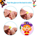 UPINS 1000 Pcs Self Adhesive Googly Wiggle Eyes for DIY, Multi Colors and Sizes Craft Sticker Eyes UPINS