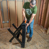 Klein Tools 54410MB MODbox Work Bench, Folding Work Table, Portable Workstation, 1000-Pound Capacity, Compatible with MODbox Rail System Klein Tools